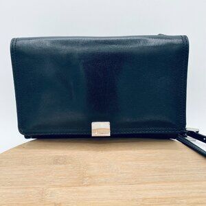 Hobo Crossbody Bag Womens S Black Leather Messenger Purse
